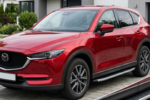 Mazda CX-5 2017–2025 гг. Боковые Подножки Fullmond (2 шт., Алюминий) фото 1