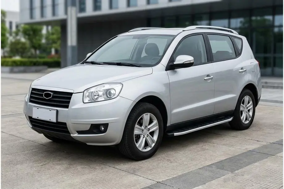 Geely Emgrand X7 2011- гг. Боковые Подножки Fullmond (2 шт., Алюминий) Image