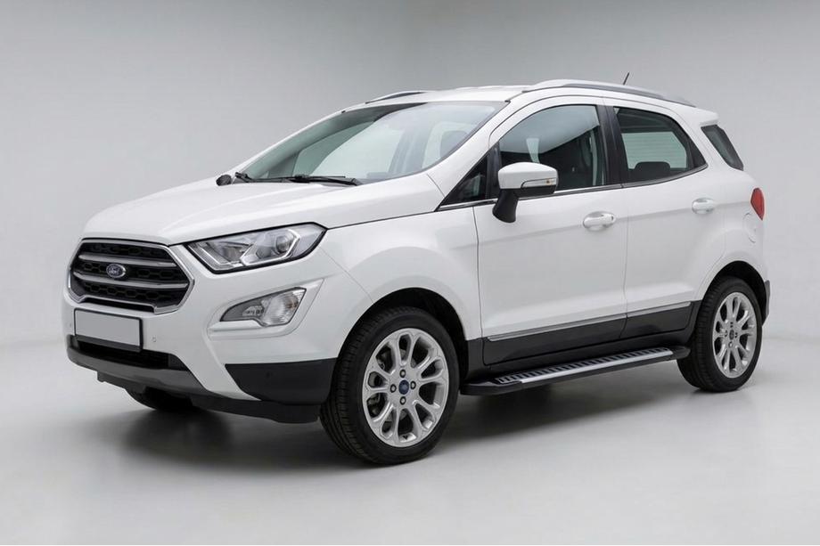 Ford Ecosport 2013-2022 гг. Боковые Подножки Line (2 шт., Алюминий) Фото 1