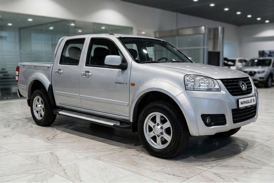 GreatWall Wingle 5 2006- гг. Боковые Подножки Line (2 шт., Алюминий) Image