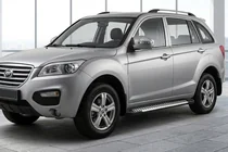 Lifan X60 2011- гг. Боковые Подножки Line (2 шт., Алюминий) фото 1