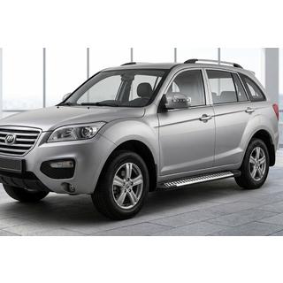Боковые Подножки Line (2 шт., Алюминий) Lifan X60 2011- гг. фото 1