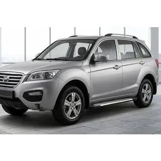 Боковые Подножки Line (2 шт., Алюминий) Lifan X60 2011- гг. фото 1
