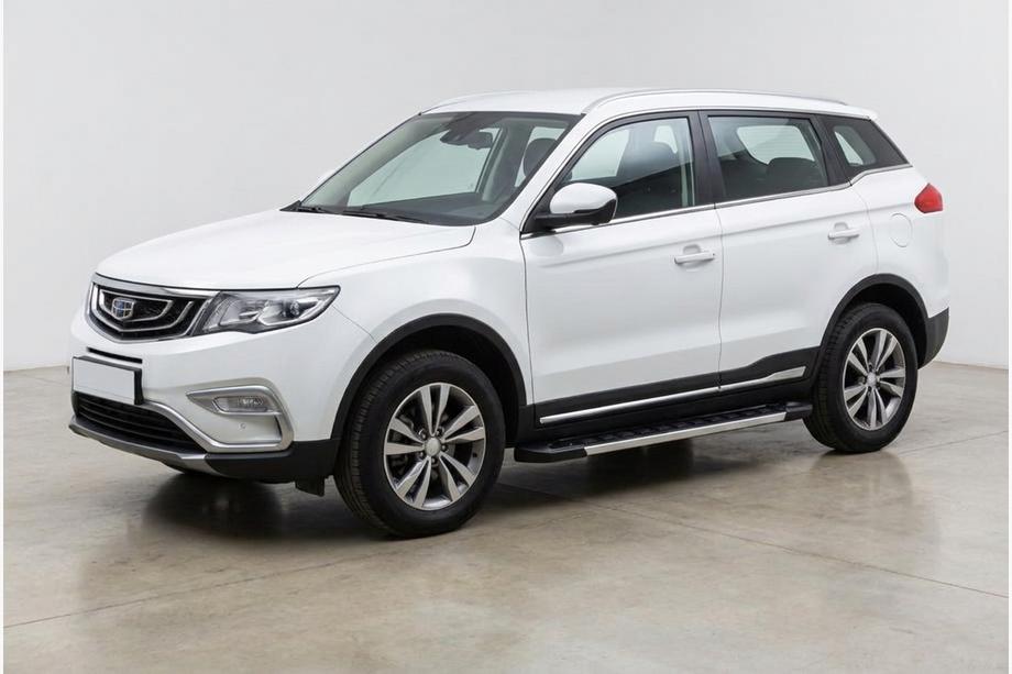 Geely Emgrand X7 2011- гг. Боковые пороги RedLine V1 (2 шт., алюминий) Image
