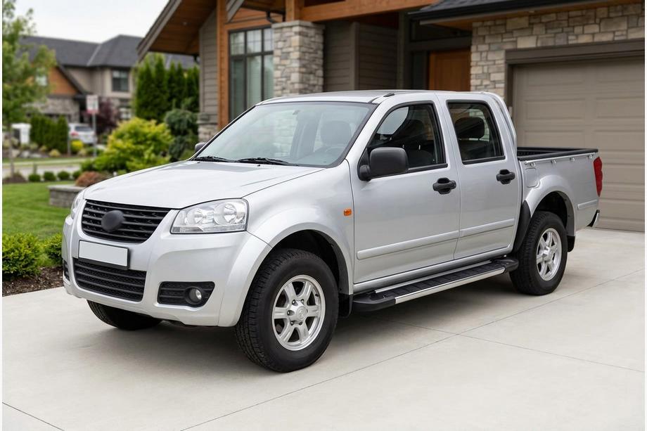 GreatWall Wingle 5 2006- гг. Боковые пороги RedLine V1 (2 шт., алюминий) Image