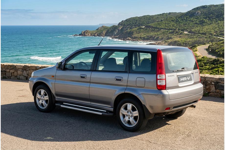 Honda HR-V 1998-2006 гг. Боковые пороги RedLine V1 (2 шт., алюминий) Image