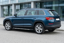 Skoda Kodiaq 2016-2023 гг. Боковые пороги RedLine V1 (2 шт., алюминий) фото 1