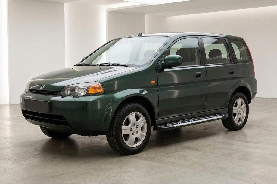 Honda HR-V 1998-2006 гг. Боковые Подножки Sunrise (2 шт., Алюминий) Фото 1