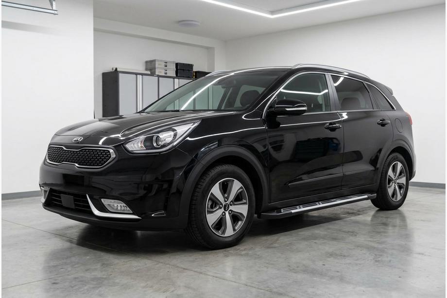 Kia Niro 2016–2021 гг. Боковые Подножки Sunrise (2 шт., Алюминий) Image
