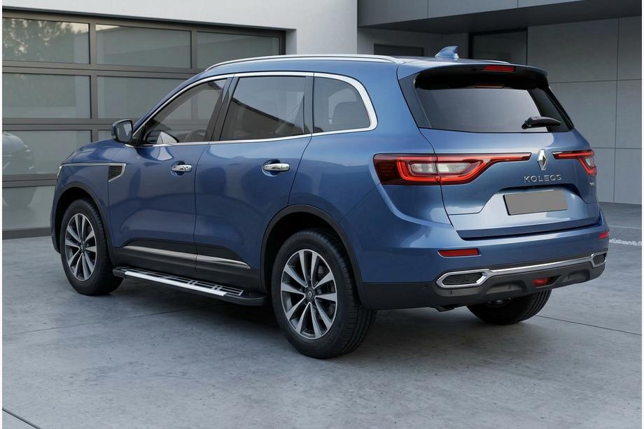 Renault Koleos 2016-2024 гг. Боковые Подножки Sunrise (2 шт., Алюминий) Image