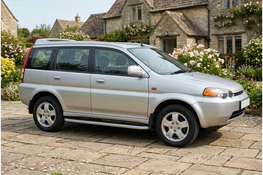 Honda HR-V 1998-2006 гг. Боковые Подножки Tayga Grey (2 шт., Алюминий) Фото 1