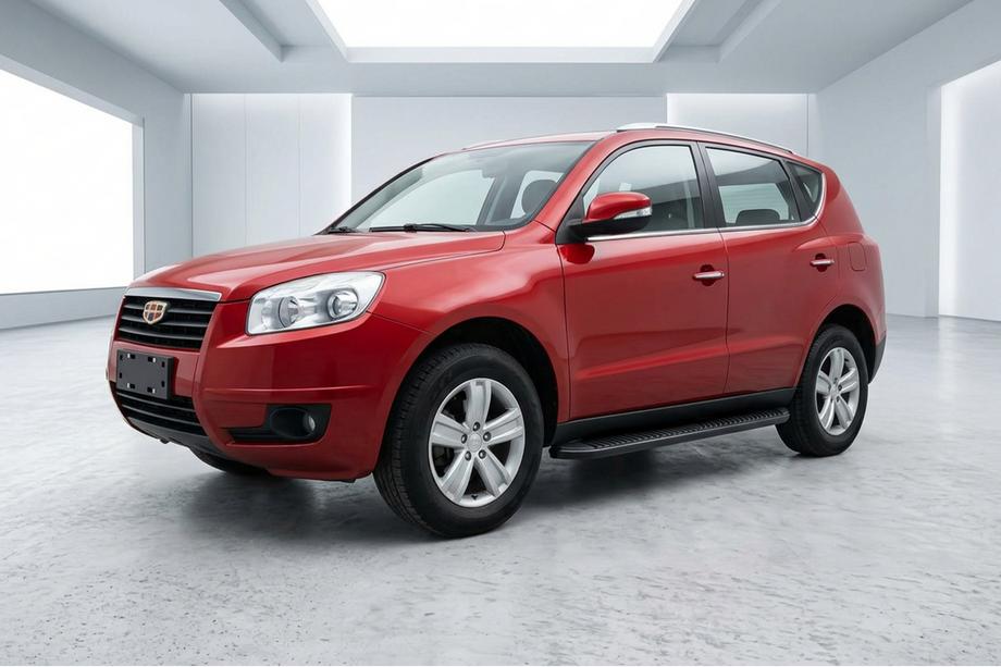 Geely Emgrand X7 2011- гг. Боковые Подножки Tayga Black (2 шт., Алюминий) Image