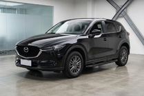 Mazda CX-5 2017–2025 гг. Боковые Подножки Tayga Black (2 шт., Алюминий) фото 1