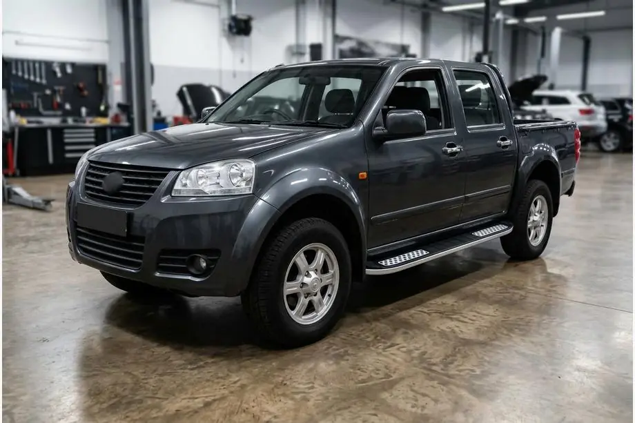 GreatWall Wingle 5 2006- гг. Боковые Подножки Tayga V2 (2 шт., Алюминий) Image