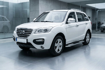 Lifan X60 2011- гг. Боковые Подножки Tayga V2 (2 шт., Алюминий) фото 1