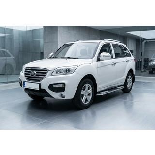 Боковые Подножки Tayga V2 (2 шт., Алюминий) Lifan X60 2011- гг. фото 1