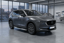 Mazda CX-5 2017–2025 гг. Боковые Подножки Tayga V2 (2 шт., Алюминий) фото 1