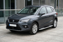 Seat Arona 2017- гг. Боковые Подножки Tayga V2 (2 шт., Алюминий) фото 1