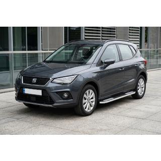 Боковые Подножки Tayga V2 (2 шт., Алюминий) Seat Arona 2017- гг. фото 1