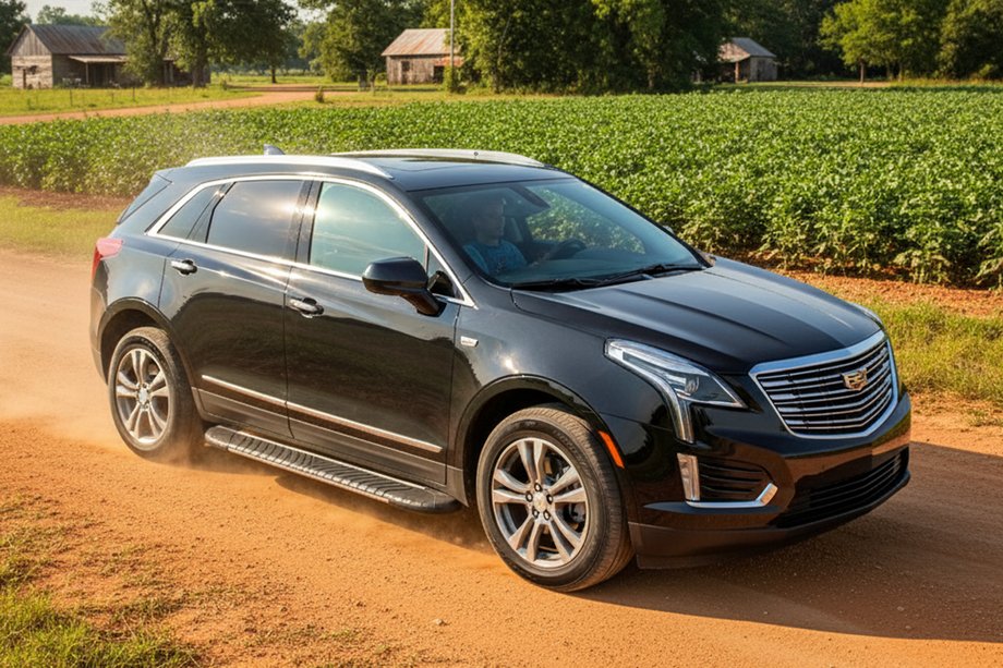 Cadillac XT5 2016- гг. Боковые Подножки Bosphore Grey (2 шт., Алюминий) Image