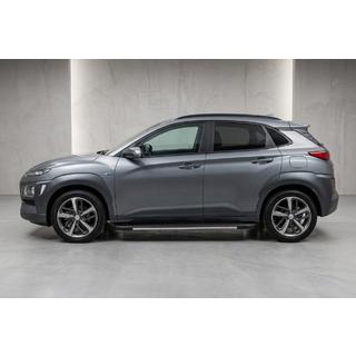 Боковые Подножки Bosphore Grey (2 шт., Алюминий) Hyundai Kona 2017-2023 гг. фото 1