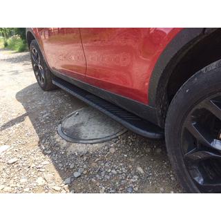 Боковые Подножки Bosphore Black (2 шт., Алюминий) Land Rover Discovery Sport 2014- гг. фото 4