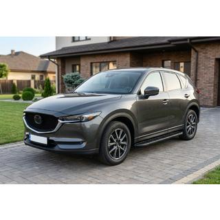 Боковые Подножки Bosphore Black (2 шт., Алюминий) Mazda CX-5 2017–2025 гг. фото 1