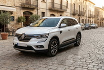 Renault Koleos 2016-2024 гг. Боковые Подножки Bosphore Black (2 шт., Алюминий) фото 1