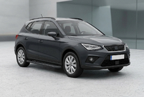 Seat Arona 2017- гг. Боковые Подножки Bosphore Black (2 шт., Алюминий) фото 1