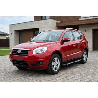 Боковые Подножки Duru (2 шт., Алюминий) Geely Emgrand X7 2011- гг. фото 1