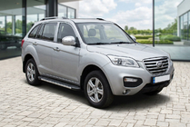 Lifan X60 2011- гг. Боковые Подножки Duru (2 шт., Алюминий) фото 1