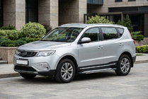 Geely Emgrand X7 2011- гг. Боковые Подножки Rainbow (2 шт., Алюминий) фото 1