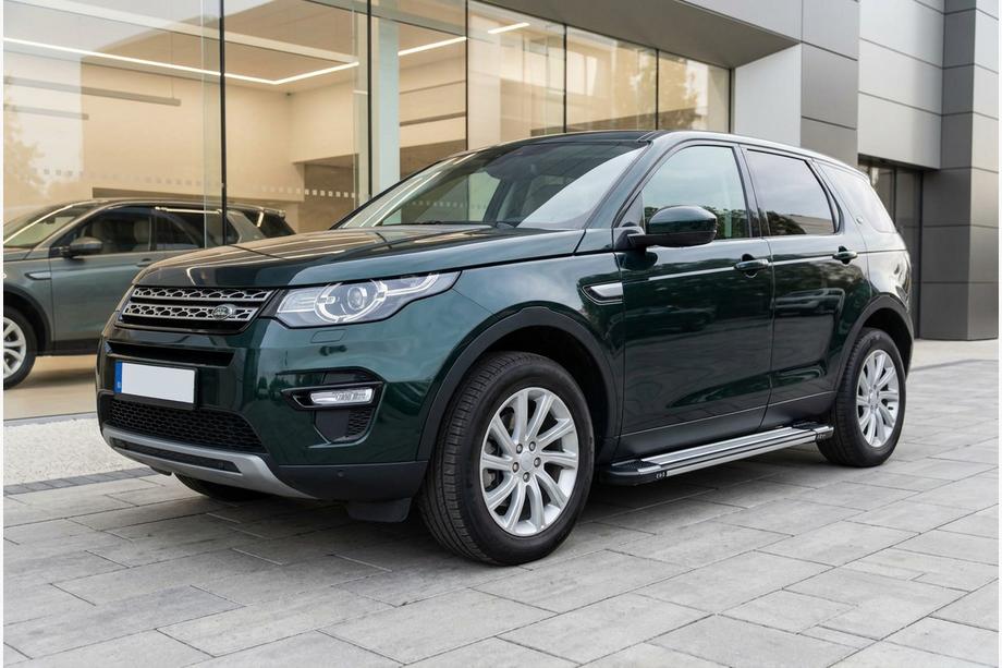Land Rover Discovery Sport 2014- гг. Боковые Подножки Rainbow (2 шт., Алюминий) Image