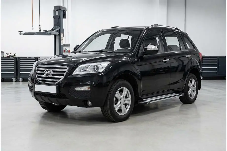 Lifan X60 2011- гг. Боковые Подножки Rainbow (2 шт., Алюминий) Image