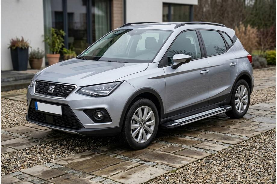 Seat Arona 2017- гг. Боковые Подножки Rainbow (2 шт., Алюминий) Image