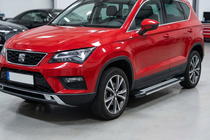 Seat Ateca 2016- гг. Боковые Подножки Rainbow (2 шт., Алюминий) фото 1