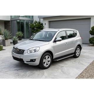 Боковые Подножки Maya V1 (2 шт., Алюминий) Geely Emgrand X7 2011- гг. фото 1