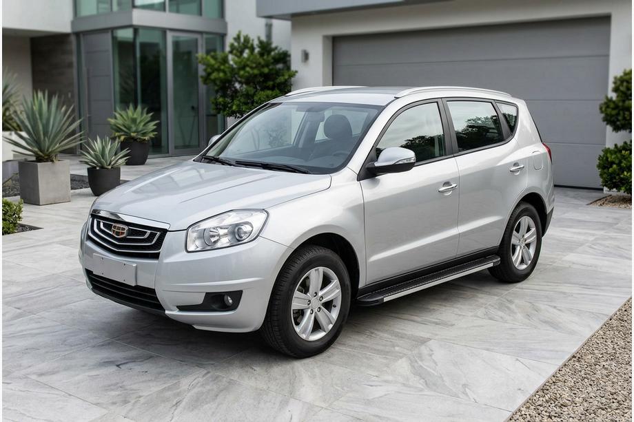 Geely Emgrand X7 2011- гг. Боковые Подножки Maya V1 (2 шт., Алюминий) Image