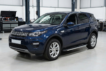 Land Rover Discovery Sport 2014- гг. Боковые Подножки Maya V1 (2 шт., Алюминий) фото 1