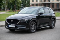 Mazda CX-5 2017–2025 гг. Боковые Подножки Maya V1 (2 шт., Алюминий) фото 1