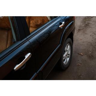 Хромированные Накладки на Ручки (4 шт) Kia Sportage 2004-2010 гг. фото 1