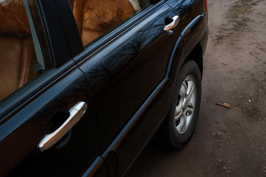 Kia Sportage 2004-2010 гг. Хромированные Накладки на Ручки (4 шт) Нержавеющая сталь Фото 1