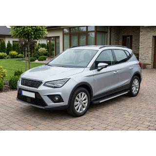 Боковые Подножки Maya V1 (2 шт., Алюминий) Seat Arona 2017- гг. фото 1