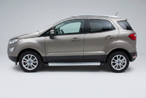 Ford Ecosport 2013-2022 гг. Боковые Подножки Maya V2 (2 шт., Алюминий) фото 1