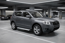 Geely Emgrand X7 2011- гг. Боковые Подножки Maya V2 (2 шт., Алюминий) фото 1