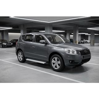 Боковые Подножки Maya V2 (2 шт., Алюминий) Geely Emgrand X7 2011- гг. фото 1