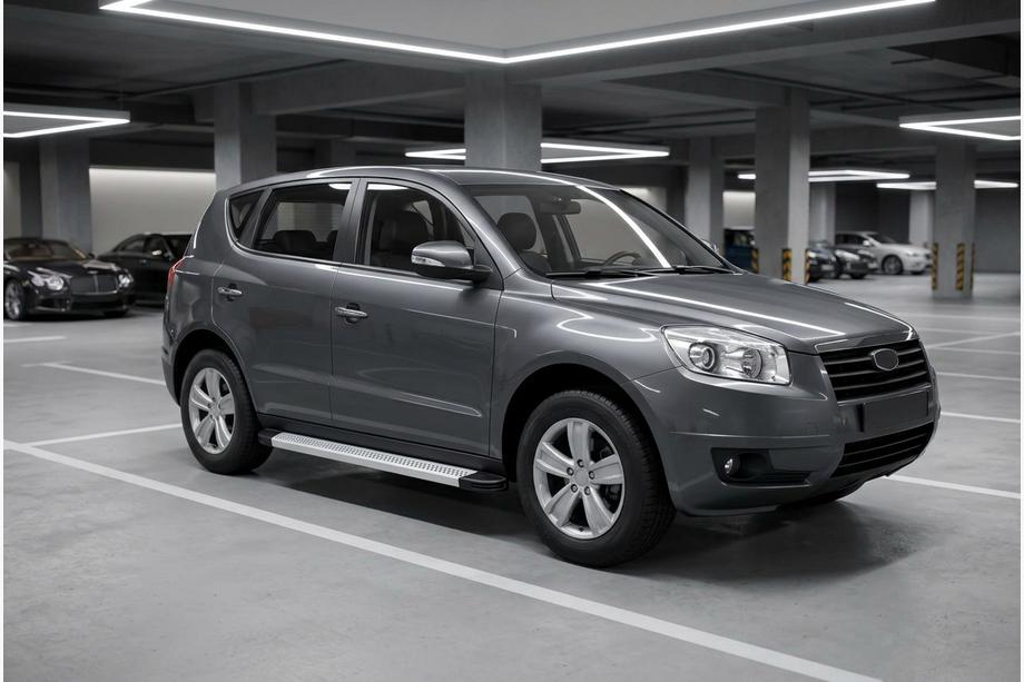 Geely Emgrand X7 2011- гг. Боковые Подножки Maya V2 (2 шт., Алюминий) Image