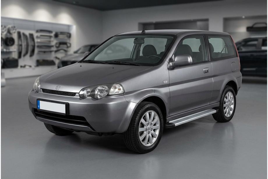 Honda HR-V 1998-2006 гг. Боковые Подножки Maya V2 (2 шт., Алюминий) Image