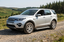 Land Rover Discovery Sport 2014- гг. Боковые Подножки Maya V2 (2 шт., Алюминий) фото 1