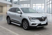 Renault Koleos 2016-2024 гг. Боковые Подножки Maya V2 (2 шт., Алюминий) фото 1